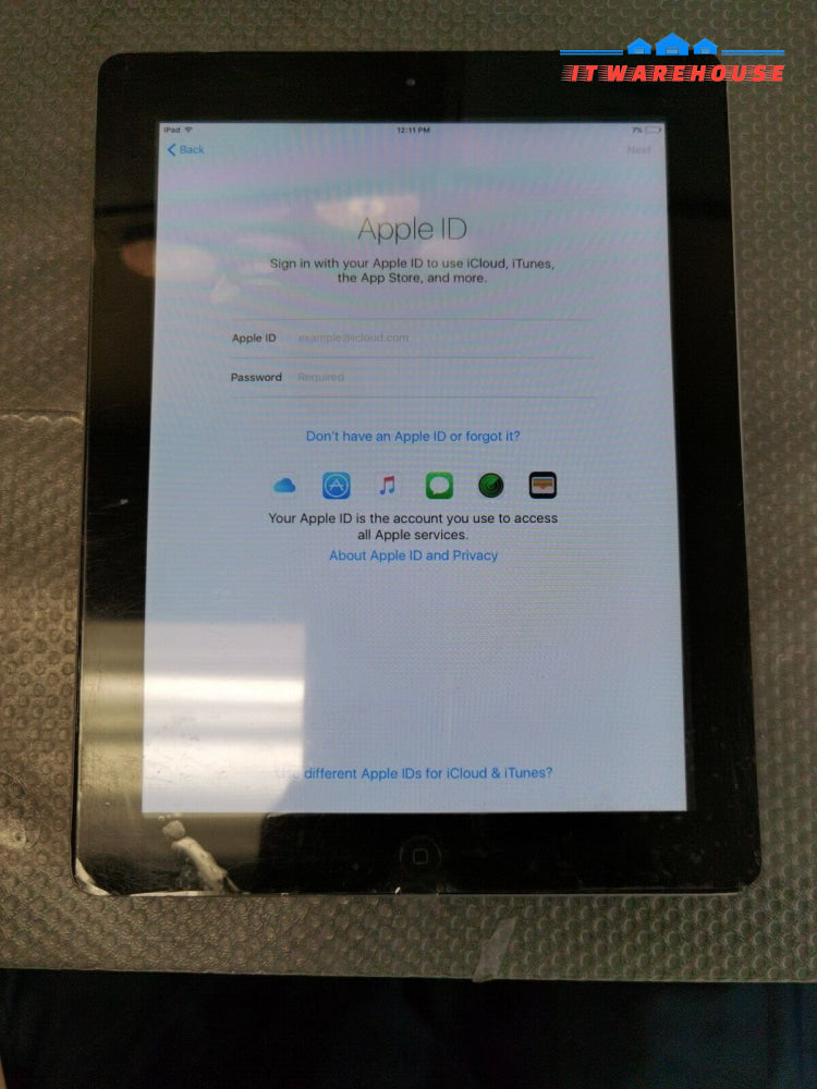 $ Apple Ipad 2 A1395 Silver 9.7’ 32 G Wifi Tested (Touch Screen Peel Off)