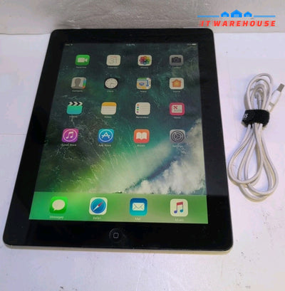Apple iPad (4th Generation) A1459 64 GB, Wi-Fi + 4G , 9.7 in, Black (*READ) -