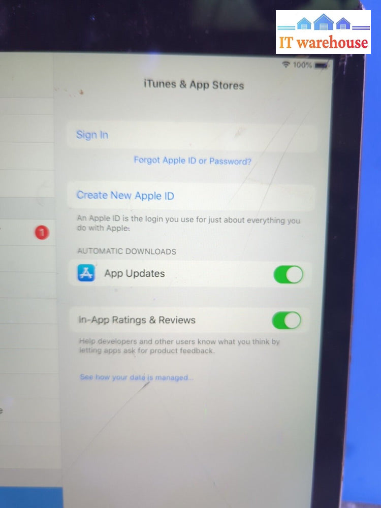Apple Ipad Air 2 A1566 64Gb Wi-Fi - Cracked Screen/Lcd/Dents Still Works