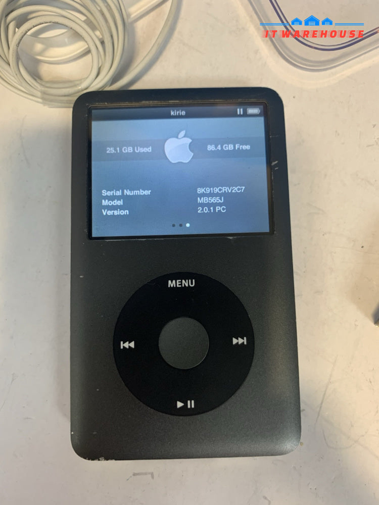 Apple IPod Classic 7th Gen 120Gb MB565J A1238 (NEW earphone) thousands of songs