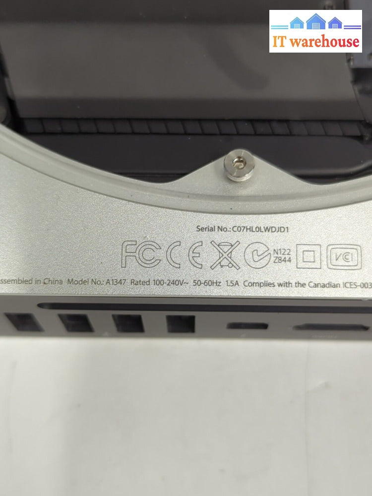 Apple MAC Mini A1347 Mid2011 i5-2520M (For Parts Not Boot Up)