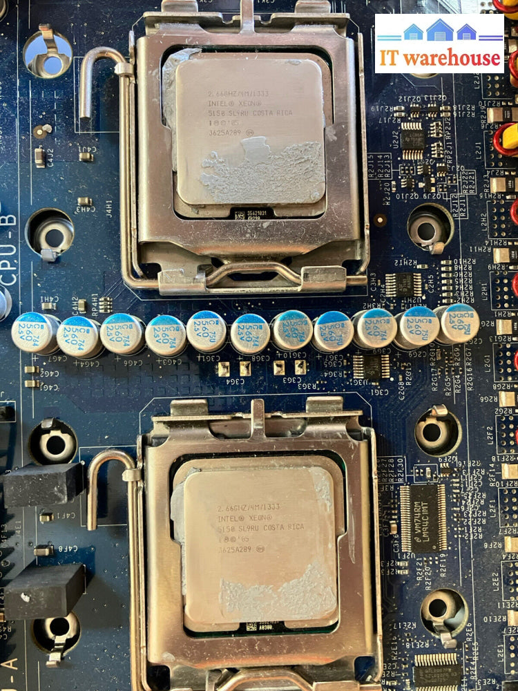~ Apple Mac Pro 2006 A1186 Logic Board 630-9045 820-1976-A W/ 2X Xeon 5150 Cpu