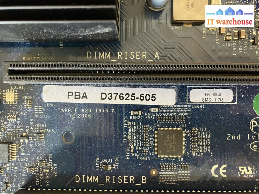 ~ Apple Mac Pro 2006 A1186 Logic Board 630-9045 820-1976-A W/ 2X Xeon 5150 Cpu