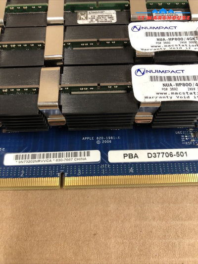 +Apple Mac Pro Ram Riser Boards D37706-501 820-1981-A W/2 x 512MB + 2 x 2GB RAM