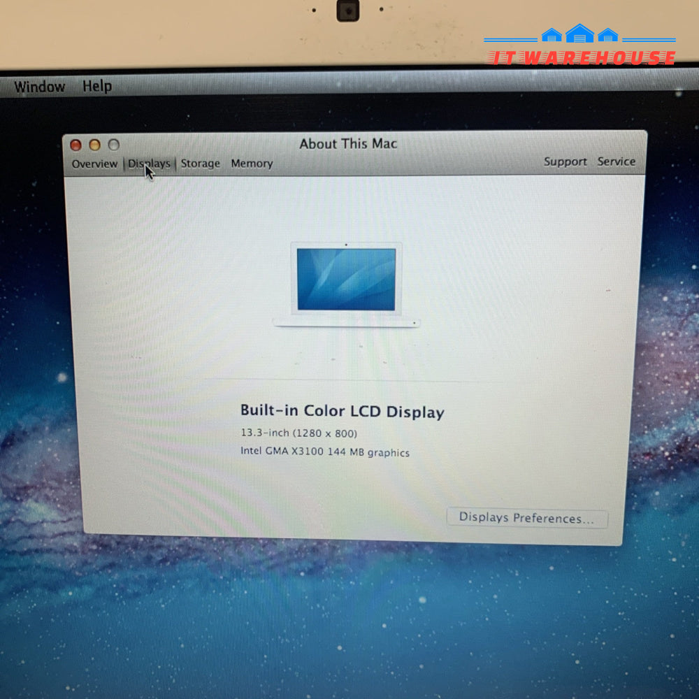 Apple MacBoo 2007 Duo core OS X 10.7.5 (read)
