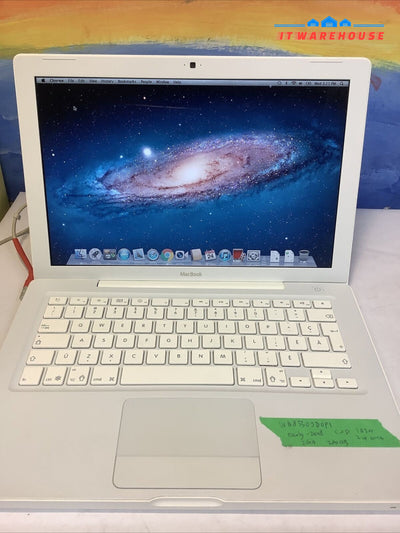 Apple Macbook 13"Laptop Mid-2008 Intel C2D 2.4GHz 2GB RAM 320GB HDD