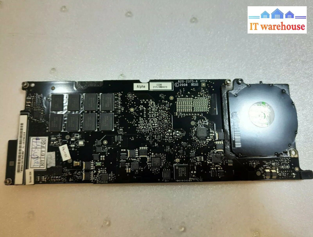 Apple Macbook Air A1304 Logic Board 820-2375-A  FOR PARTS-