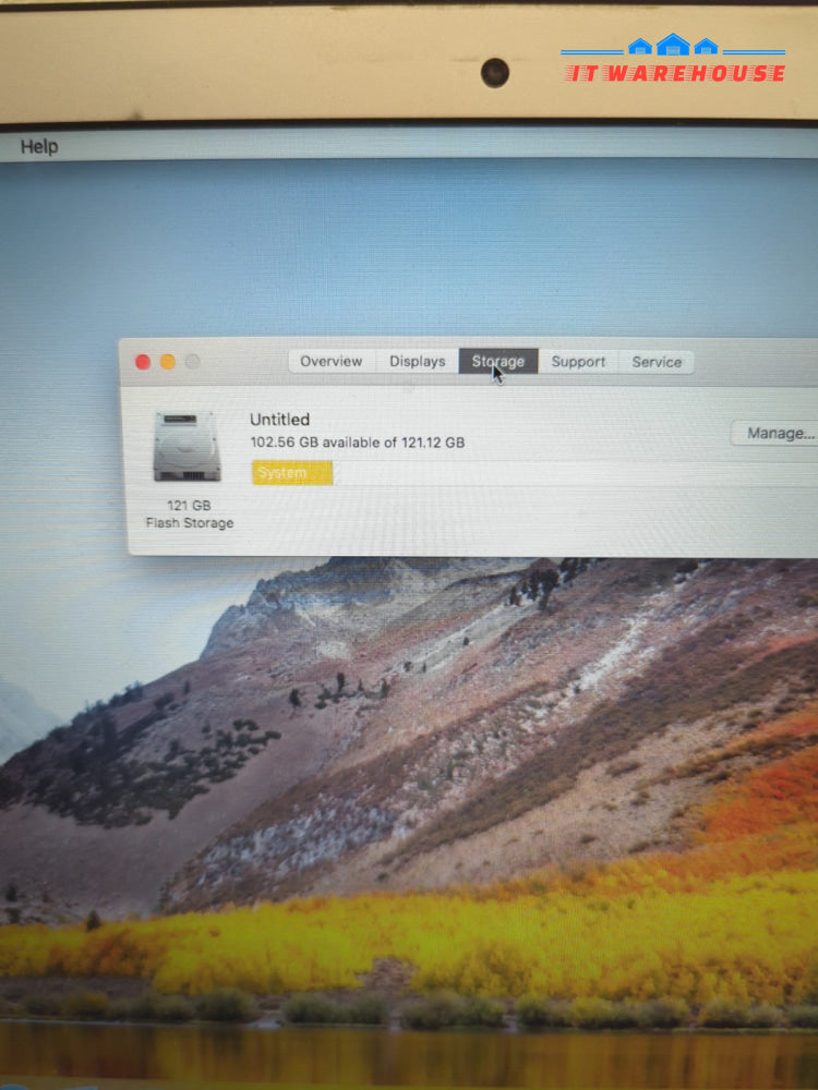 Apple MacBook Air A1466 2012 13" /i5- 1.8GHz/4GB RAM/ 128GB SSD/ 10.13 -