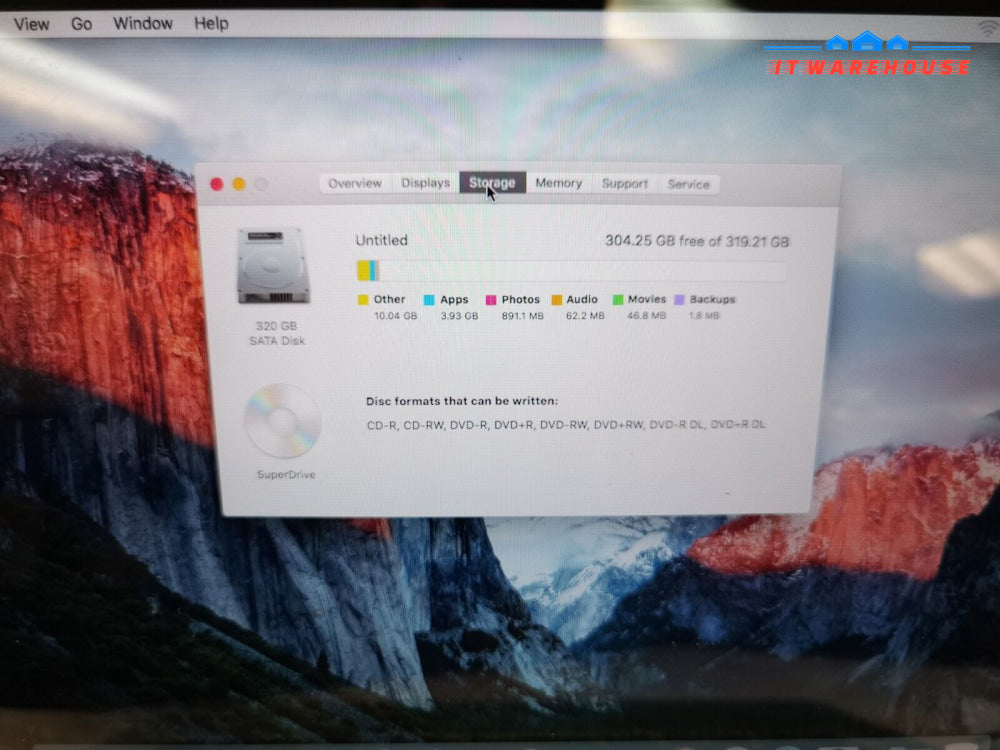 $ Apple Macbook Pro 13.3’ A1278 Mid 2009 Intel Core 2 Duo 8Gb 320Gb Hdd Ei Cap