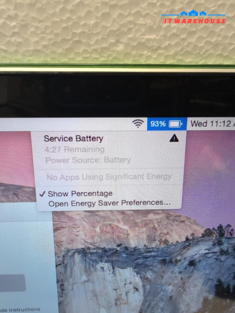 Apple Macbook Pro 15" A1286 2008 C2D-2.8GHz CPU/4GB RAM/500GB HDD/10.10 -