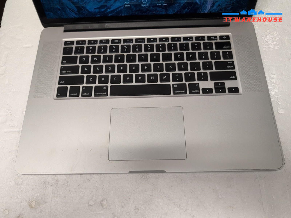 Apple MacBook Pro 15" A1398 2013/i7-3635QM CPU /256GB SSD/ (LCD CRACKED) -