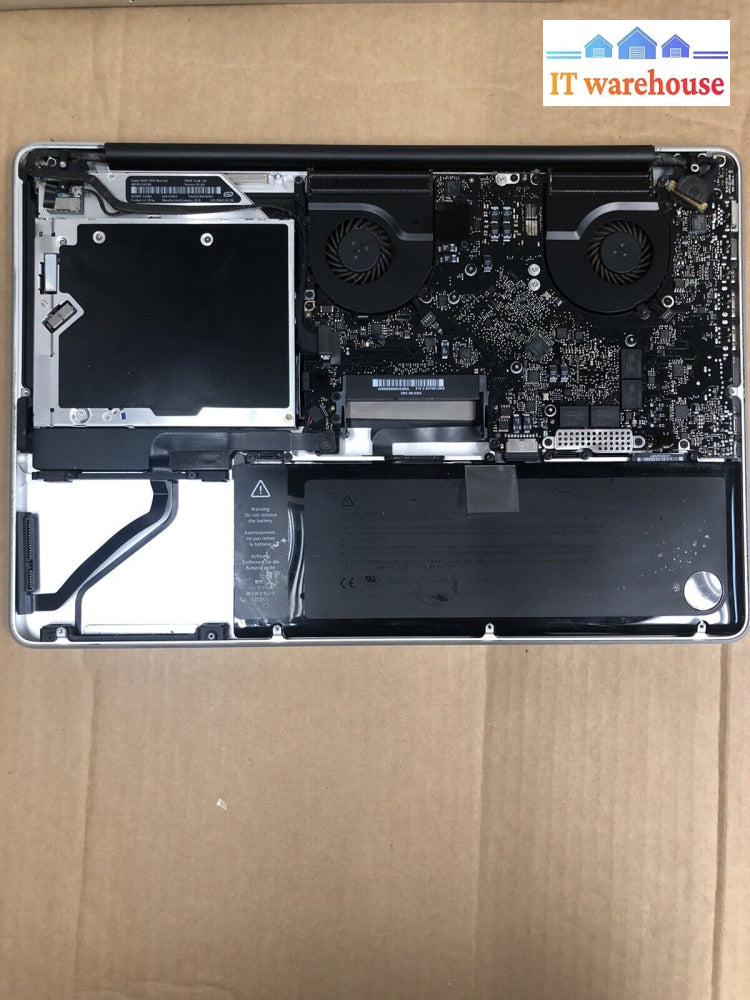 + Apple Macbook Pro 15” Mid-2009 A1286 C2D T9600 No Ram & Hdd For Parts(As Is)