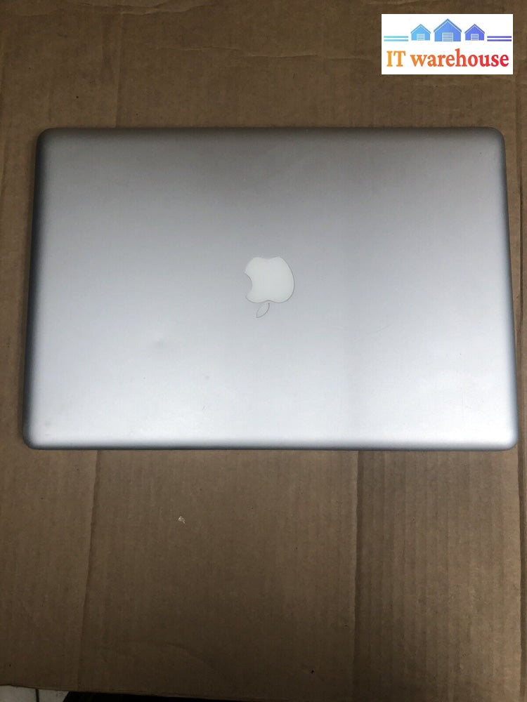 + Apple Macbook Pro 15” Mid-2009 A1286 C2D T9600 No Ram & Hdd For Parts(As Is)