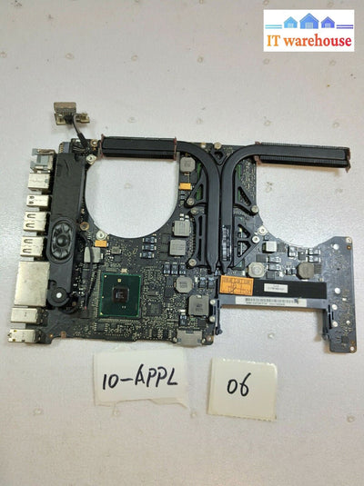 Apple Macbook Pro A1286 2.4GHz 15'' 820-2850-A Logic Board (FOR PARTS)