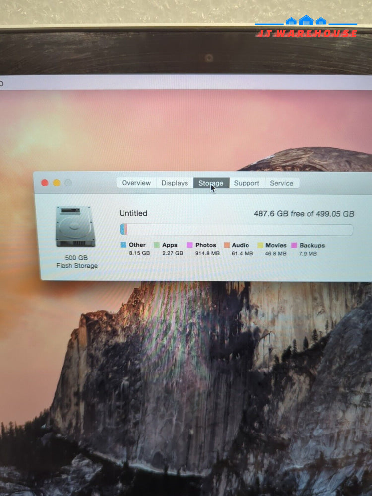 Apple Macbook Pro A1398 2013 15.4’’ /i7-4850HQ / 16GB RAM/ 500GB SSD/OS 10.10