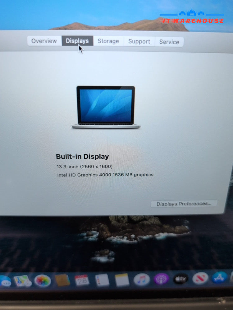 Apple Macbook Pro A1425 2013 13" /i7-3540M 3.0GHz/8GB RAM /500GB SSD/ Catalina -