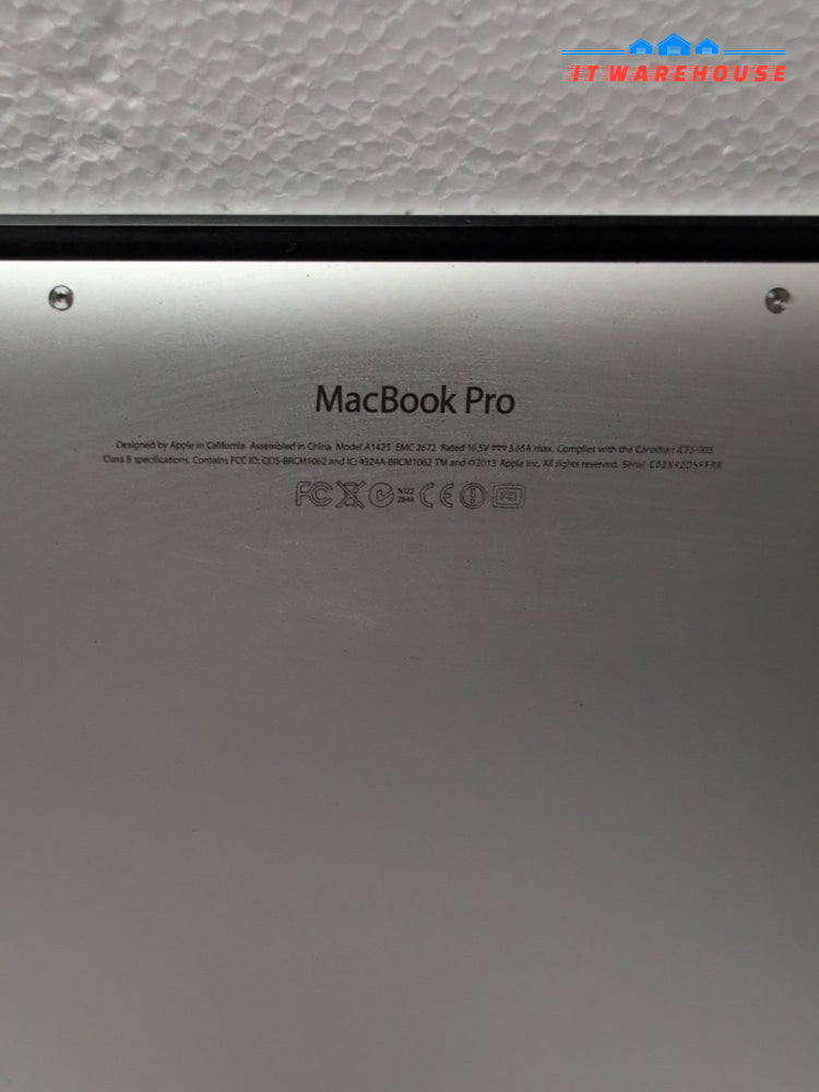 Apple Macbook Pro A1425 2013 13" /i7-3540M 3.0GHz/8GB RAM /500GB SSD/ Catalina -