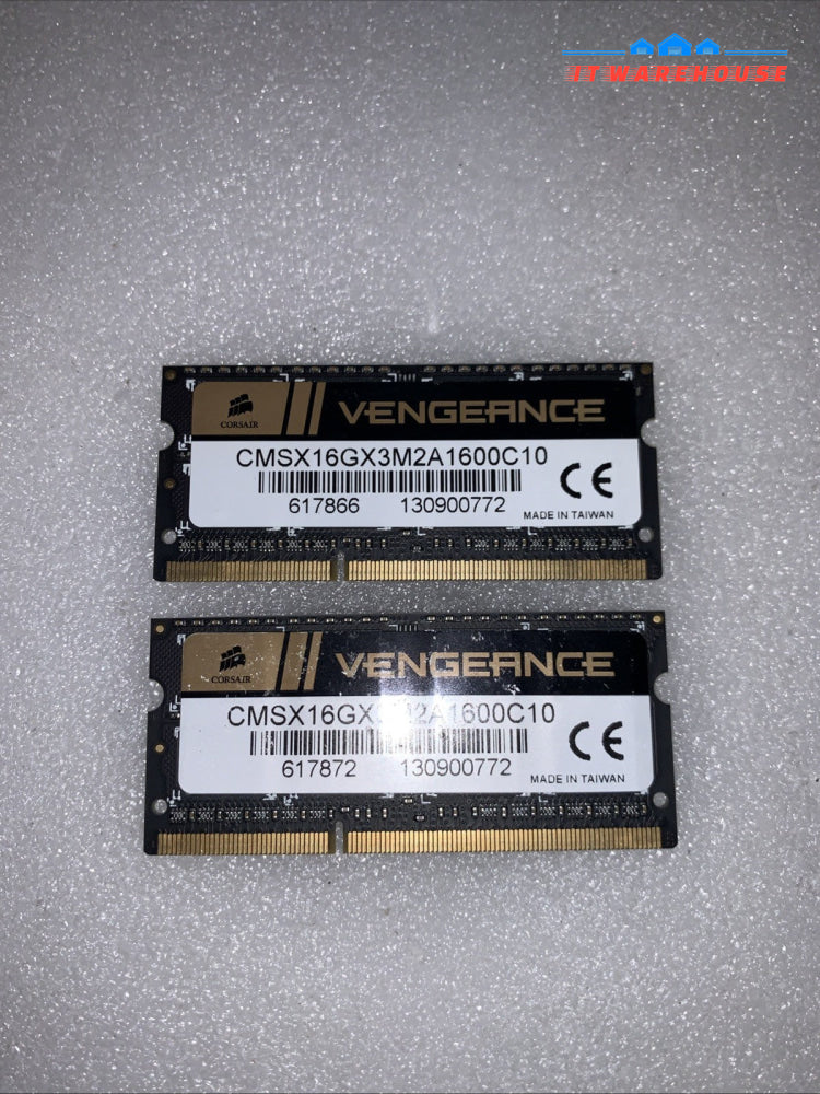 Apple MacBook Pro Corsair 2x 8GB DDR3L 1600MHz Laptop RAM CMSX16GX3M2A1600C10