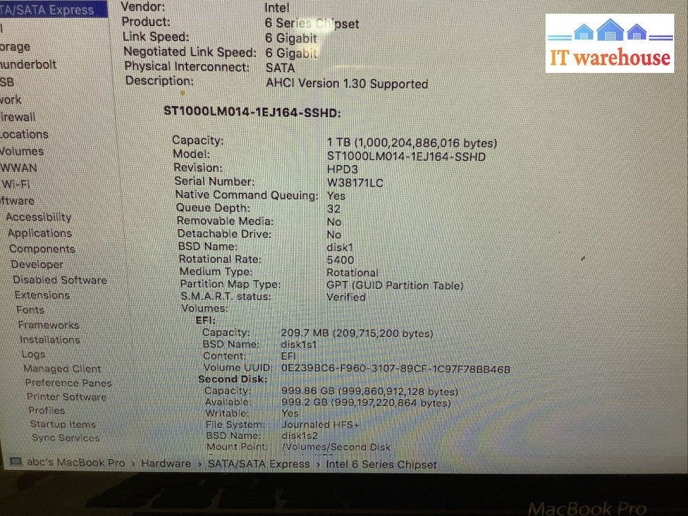 Apple Mbp A1278 13’ Late-2011 I5-2435M 2.4Ghz 8Gb 512Mb Gup New 128Gb Ssd 1T Hhd