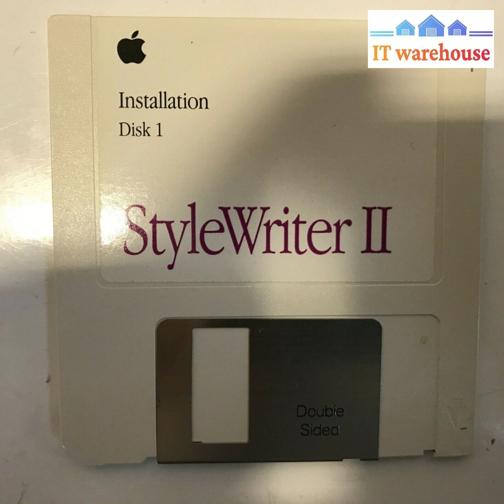 Apple Stylewriter Ii Installation Disks