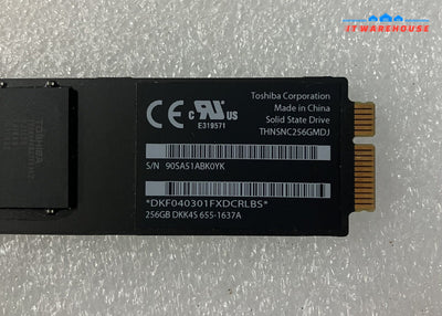 Apple Toshiba 256GB SSD 655-1637 - MacBook Air A1370 A1369 Late 2010, Mid 2011 ~