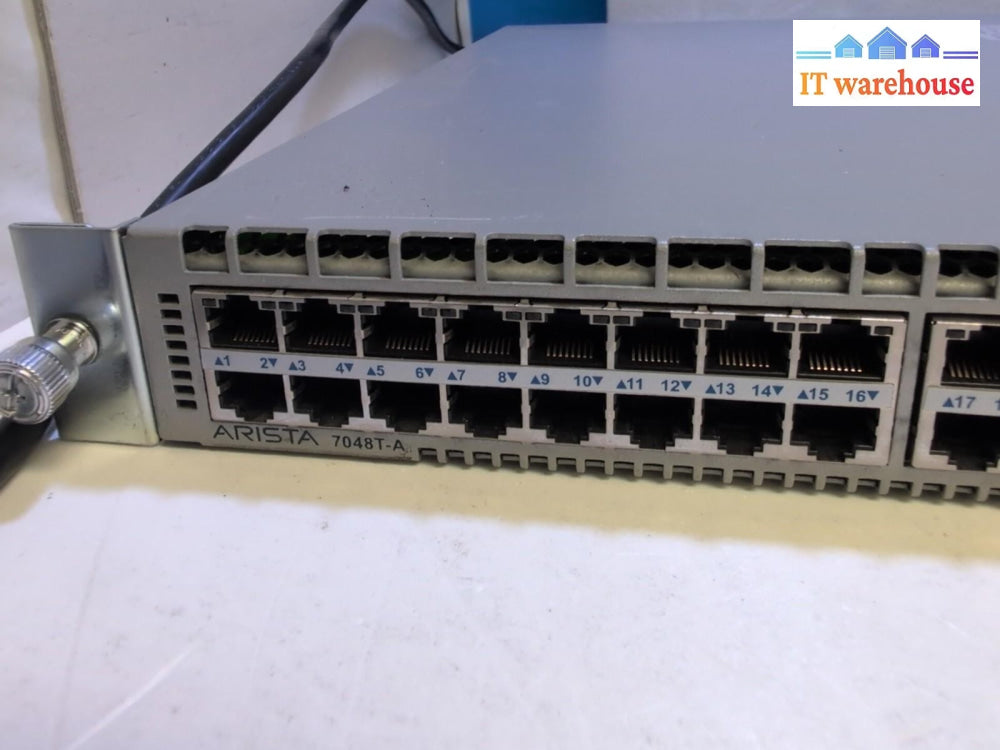 Arista DCS-7048T-A 48 Port Gigabit Switch w/  2x PSU -