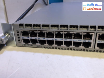 Arista DCS-7048T-A 48 Port Gigabit Switch w/  2x PSU -