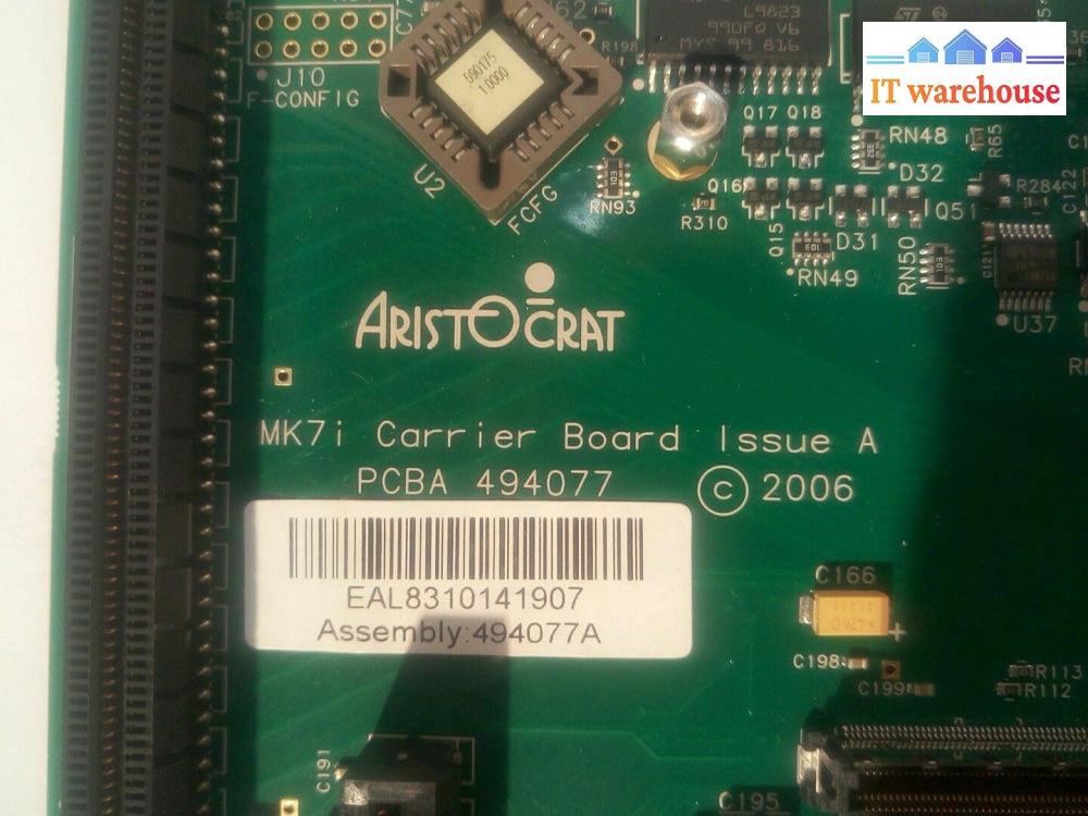 - ARISTOCRAT MK7i CARRIER BOARD PCBA 494077 494077A