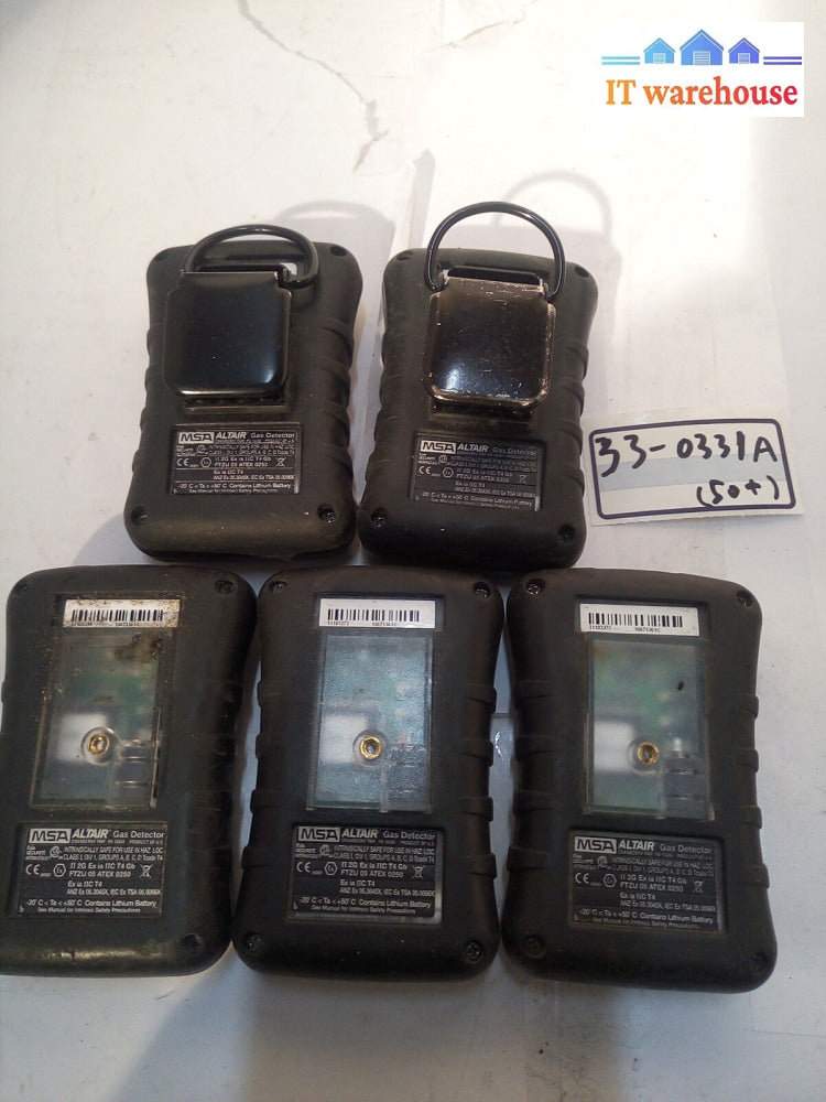 - (As Is) 20X Msa Altair H2S Monitor Hydrogen Sulfide Single Gas Detector