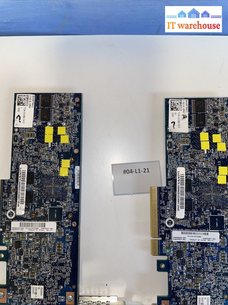 (AS IS ) 2X MICROSEMI  SMARTRAID CARD 3152-8I