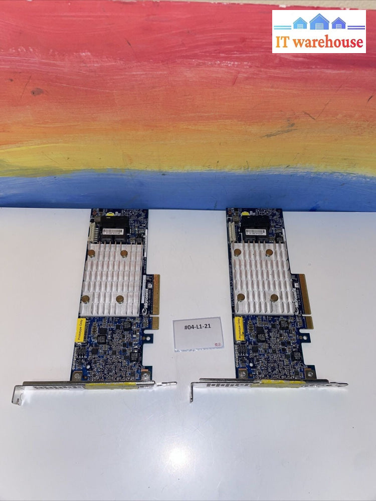 (AS IS ) 2X MICROSEMI  SMARTRAID CARD 3152-8I