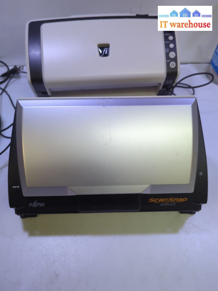 - (As Is) 3X Mixed Model Fujitsu Scanners (S1500 /S510 /Fi-6125)
