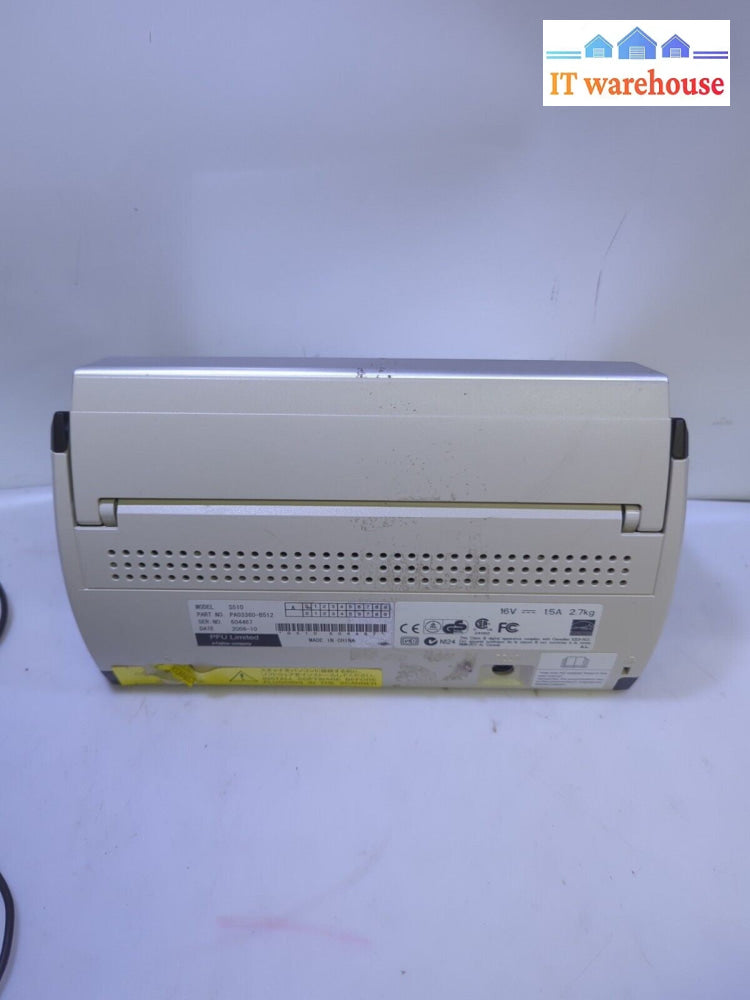 - (AS IS) 3x Mixed Model Fujitsu Scanners (S1500 /S510 /Fi-6125)