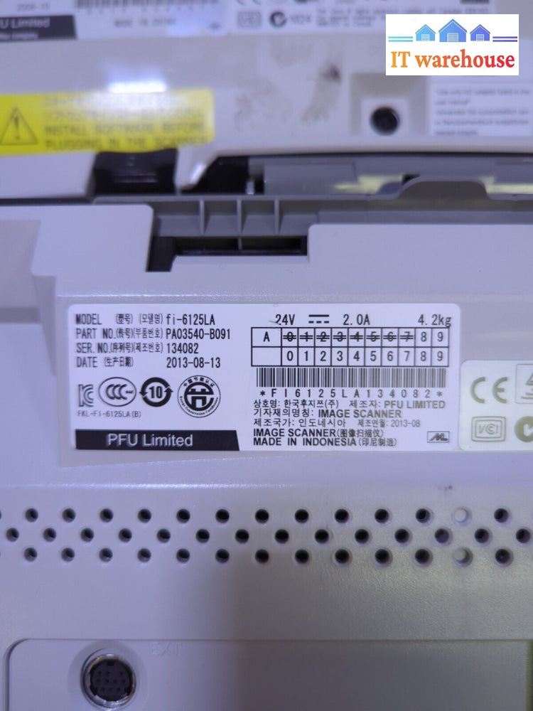 - (AS IS) 3x Mixed Model Fujitsu Scanners (S1500 /S510 /Fi-6125)