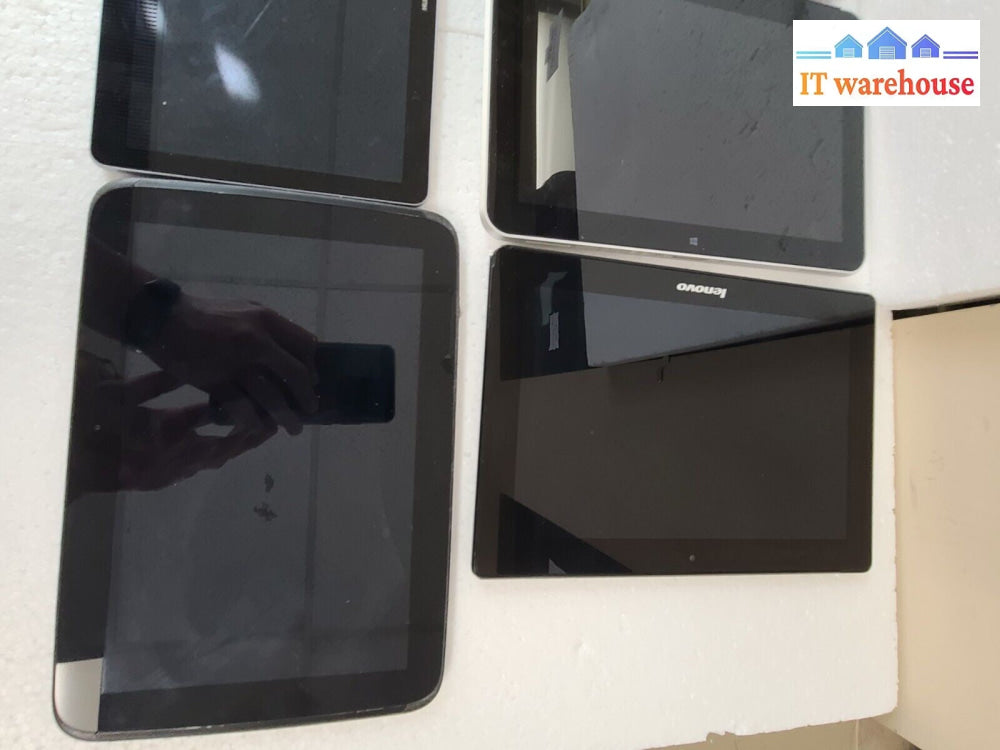 - (AS IS) 6x Mixed Brand 9~ 10 Inch Tablet ASUS, LENOVO,SAMSUNG  ...