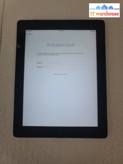 - (As Is) Apple Ipad 2 16Gb Wi-Fi + Cellular 9.7In Black A1396