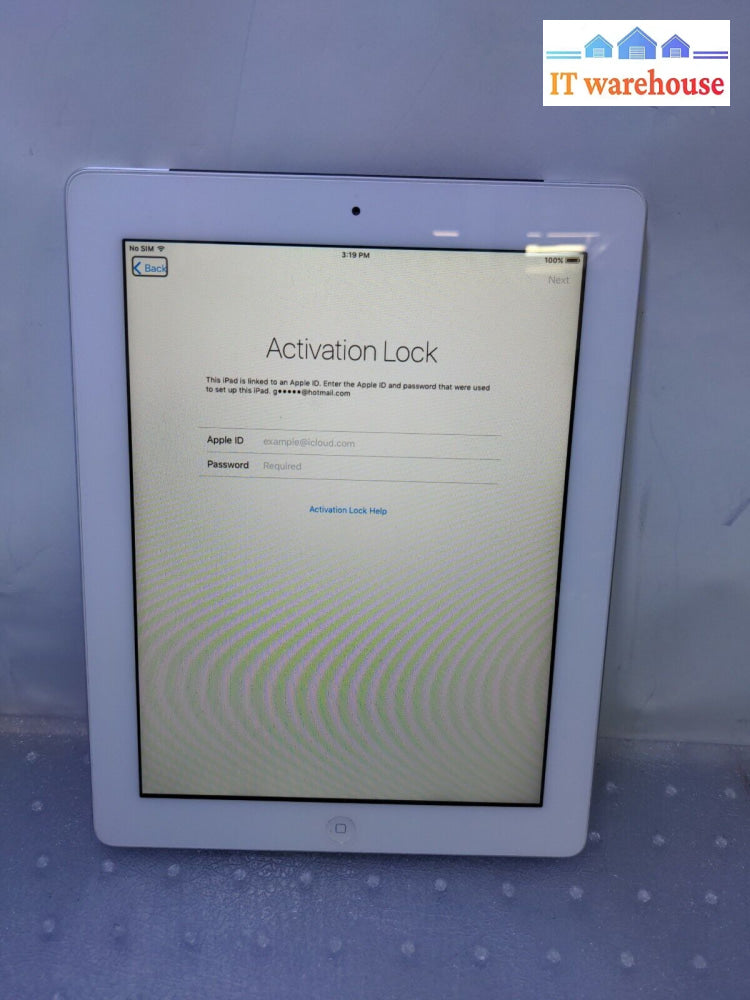 - (As Is) Apple Ipad 2 64Gb A1396 Wi-Fi + Cellular