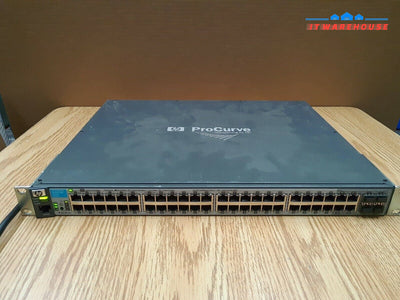 - (AS IS) HP J9147A ProCurve 2910al-48G 48 Gigabit Ports Switch W/10-GbE Module 