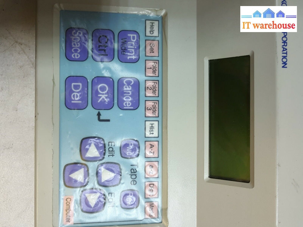 - (As Is) Kgs Corporation Braille Labeler El-110