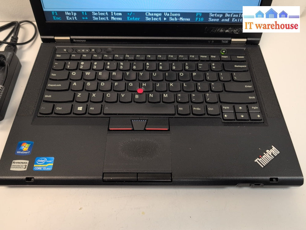 (AS IS) Lenovo ThinkPad T430 14" Laptop i5-3320M/4GB RAM (No HDD /Caddy/Cover) -