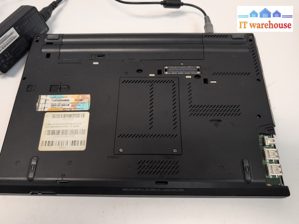 (AS IS) Lenovo ThinkPad T430 14" Laptop i5-3320M/4GB RAM (No HDD /Caddy/Cover) -
