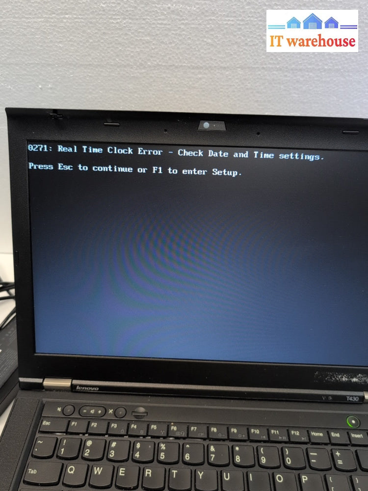 (AS IS) Lenovo ThinkPad T430 14" Laptop i5-3320M/4GB RAM (No HDD /Caddy/Cover) -