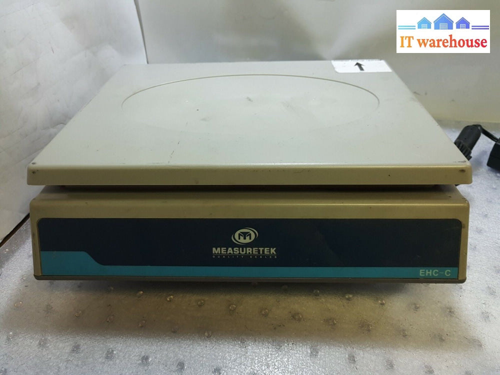 - (AS IS) MEASURETEK EHC-C-30 30KG/60LB COUNTING BENCH SCALE WITH AC ADAPTER