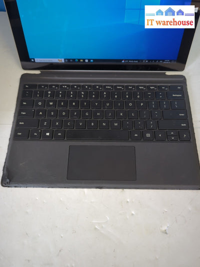 (AS IS) Microsoft 12" Surface Pro 1631  i5-4300U/4GB/128GB SSD/Win10/Keyboard  -