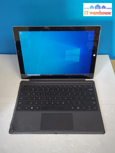 (AS IS) Microsoft 12" Surface Pro 1631  i5-4300U/4GB/128GB SSD/Win10/Keyboard  -