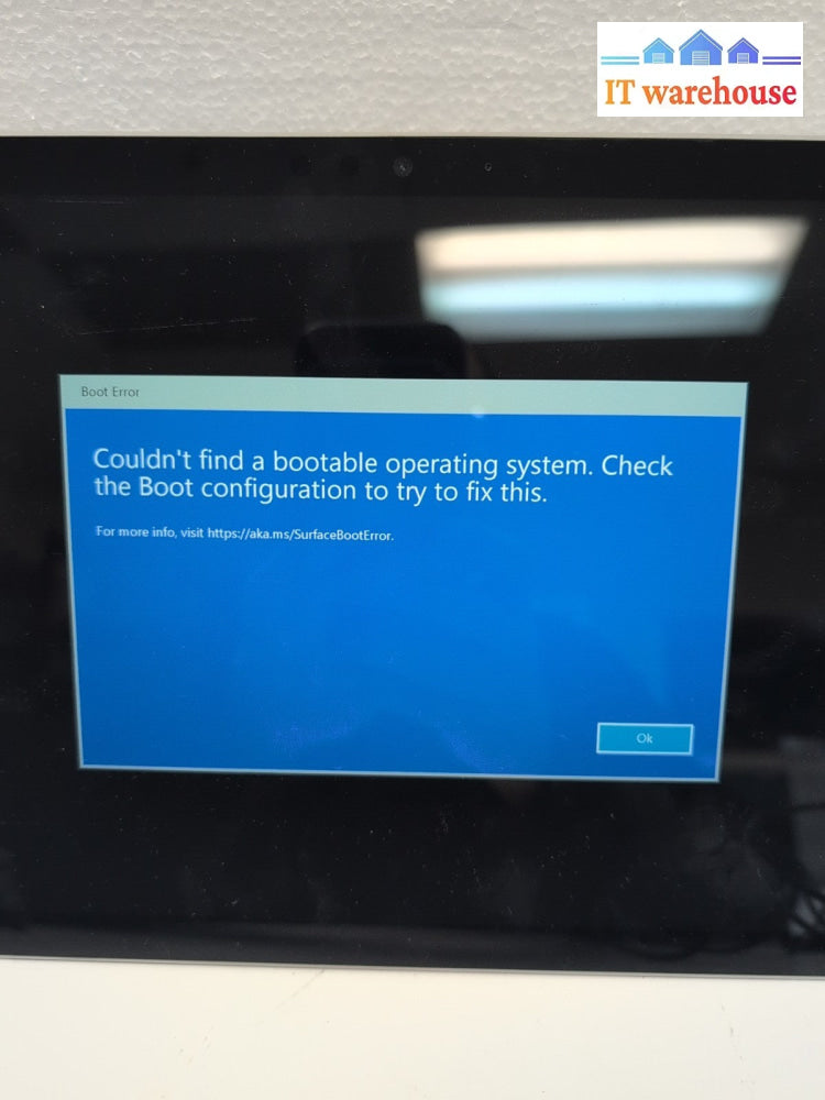 (AS IS) Microsoft Surface Pro 1796 12.3” (SSD and Touch Screen issues) -