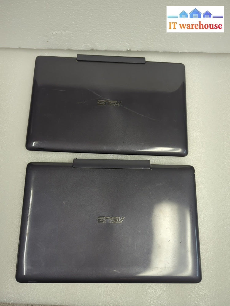 (AS IS No Boot) 2x Asus Transformer Book T100TA Tablet With Docking Keyboard