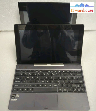 (AS IS No Boot) 2x Asus Transformer Book T100TA Tablet With Docking Keyboard