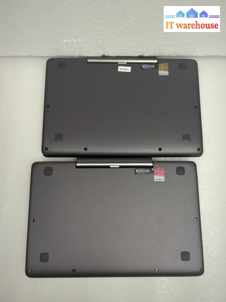 (AS IS No Boot) 2x Asus Transformer Book T100TA Tablet With Docking Keyboard