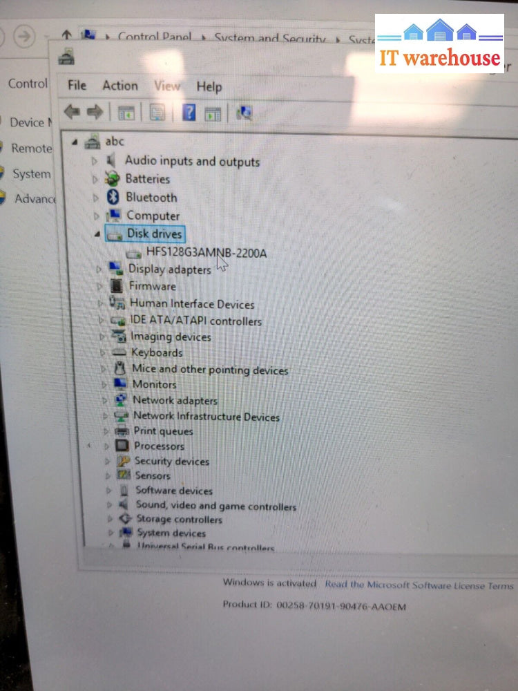 - (As Is) Surface Pro 3 1631 I5-4300U /4Gb/128Gb Ssd Win8(Lcd Cracked/No Touch)